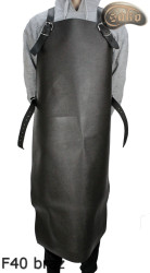 Leather protective apron F40 brown pressure-free butcher/welding/chef/barbecue/locksmith