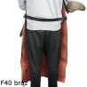 Leather protective apron F40 brown pressure-free butcher/welding/chef/barbecue/locksmith