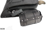LEATHER SADDLEBAG S638 H-D SOFTAIL