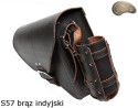 LEATHER SADDLEBAG S57 RETRO VINTAGE  H-D SPORTSTER