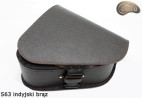 LEATHER SADDLEBAG S63 RETRO VINTARETRGE H-D SOFTAIL