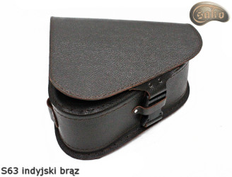 LEATHER SADDLEBAG S63 RETRO VINTARETRGE H-D SOFTAIL