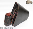 LEATHER SADDLEBAG S63 RETRO VINTARETRGE H-D SOFTAIL