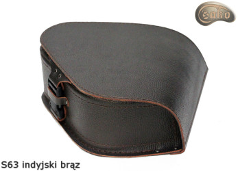 LEATHER SADDLEBAG S63 RETRO VINTARETRGE H-D SOFTAIL