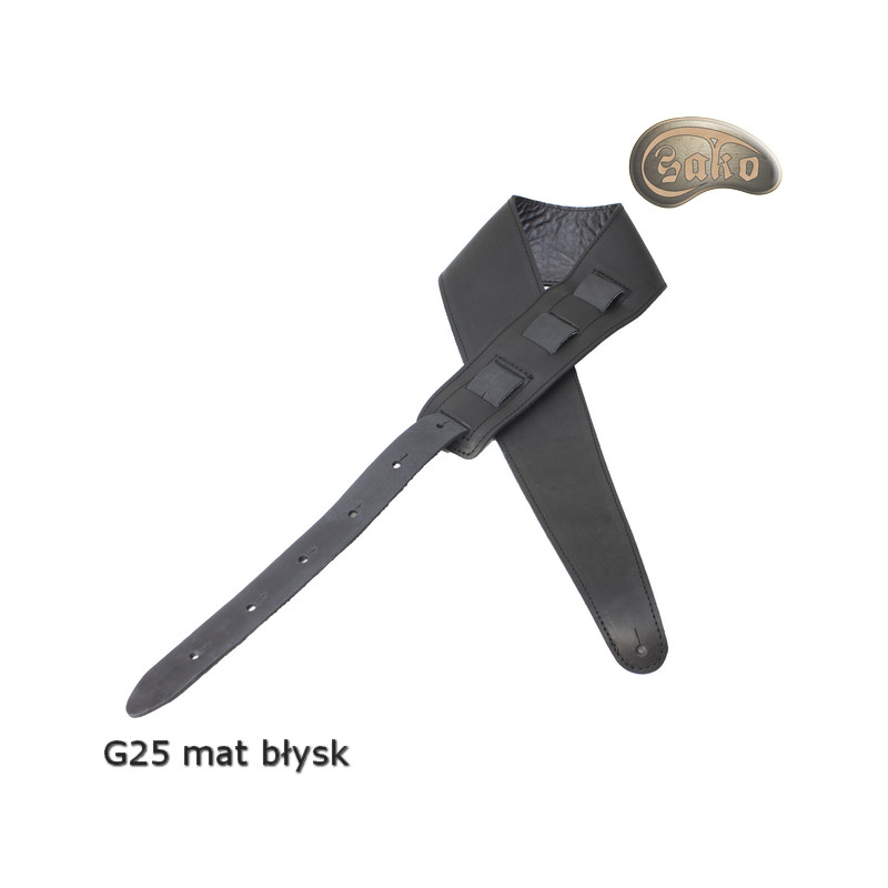 G25 Elektromos Gitár/Basszusgitár Pánt, Fényes Matt Felülettel, Kétoldalas, Valódi Bőr