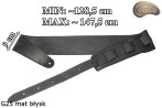 G26 Matte Double-Sided Genuine Leather Electric/Bass Guitar Strap