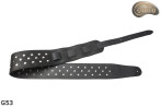 G53 Reversible Genuine Leather Electric/Bass Guitar Strap