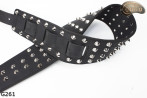 G261 Matte Double-Sided Genuine Leather Electric/Bass Guitar Strap