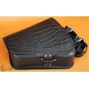 LEATHER SADDLEBAG S573 CROCODILE H-D SPORTSTER