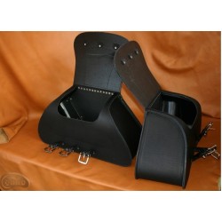 LEATHER SADDLEBAGS S71 H-D DYNA *TO REQUEST*