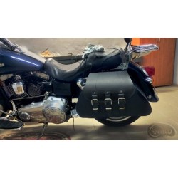 LEATHER SADDLEBAGS S71 H-D DYNA *TO REQUEST*