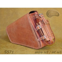 LEATHER SADDLEBAG S571 H-D SPORTSTER