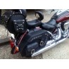 A vezető hátulja  YAMAHA XV 1600 WILD STAR és XV 1700 ROAD STAR