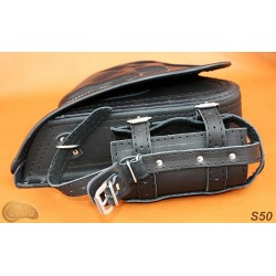 LEATHER SADDLEBAG S50 H-D SOFTAIL