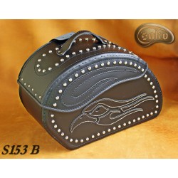 LEATHER SADDLEBAGS S153