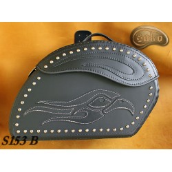 LEATHER SADDLEBAGS S153