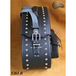 LEATHER SADDLEBAGS S261