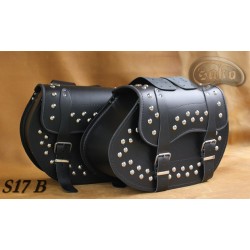 LEATHER SADDLEBAGS S17