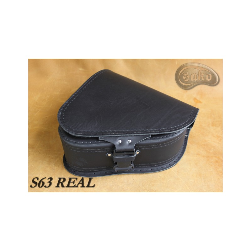 LEATHER SADDLEBAG S63 REAL H-D SOFTAIL