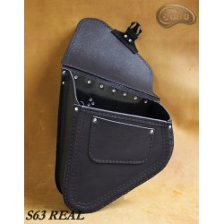 LEATHER SADDLEBAG S63 REAL H-D SOFTAIL