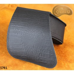 LEATHER SADDLEBAG S761 CROCODILE H-D DYNA