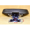 Driver's backrest semi-movable HONDA 750 C2/C4 SHADOW