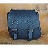 LEATHER SADDLEBAG S82 SKULL *TO REQUEST*