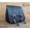 LEATHER SADDLEBAG S82 SKULL *TO REQUEST*