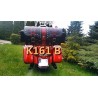 Kufer K161 RED z zamkiem  *NA ZAMÓWIENIE*