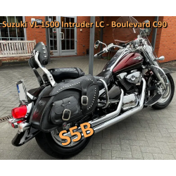 LEATHER SADDLEBAGS S05