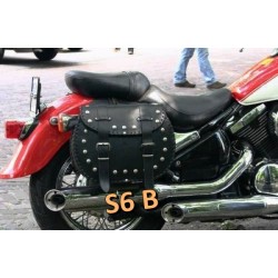 LEATHER SADDLEBAGS S06