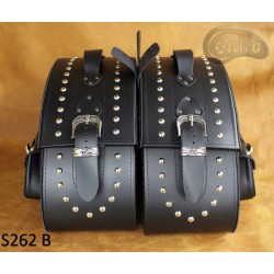 LEATHER SADDLEBAGS S262