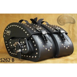 LEATHER SADDLEBAGS S262