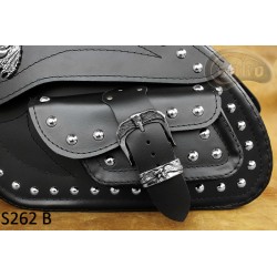 LEATHER SADDLEBAGS S262