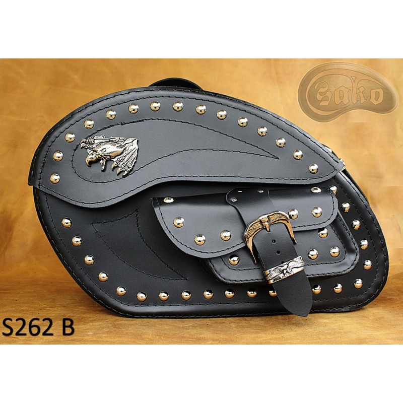 LEATHER SADDLEBAGS S262