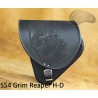 LEATHER SADDLEBAG S54 GRIM REAPER H-D SOFTAIL