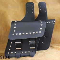 LEATHER SADDLEBAGS S18