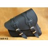 LEATHER SADDLEBAG S65 FLAME H-D SOFTAIL
