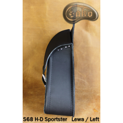 LEATHER SADDLEBAG S68 SPORTSTER  *TO REQUEST*