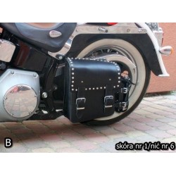 LEATHER SADDLEBAG S52 H-D SOFTAIL