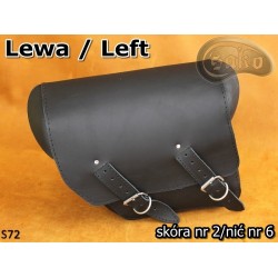 LEATHER SADDLEBAG S72 H-D DYNA