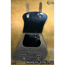 LEATHER SADDLEBAG S69 H-D SPORTSTER  *TO REQUEST*