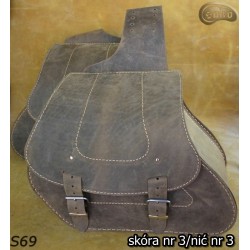 LEATHER SADDLEBAG S69 H-D SPORTSTER  *TO REQUEST*