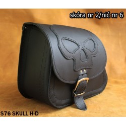 Bőr táska S76 SKULL H-D DYNA